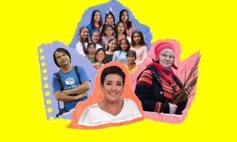 Guerreras por la Amazonia, Sai Zaw Thaike, Sonia Dahmani ja Ellinor Guttorm Utsi.