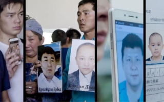 Uiguurit esittelemässä kadonneita omaisia ja ystäviä