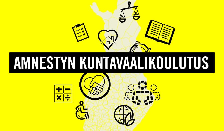 Osallistu Amnestyn kuntavaalikoulutukseen