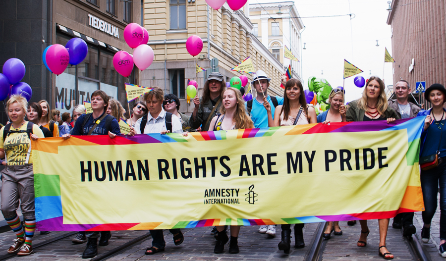 Tule Amnestyn mukaan Prideille 